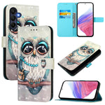 Custodia per telefono in pelle con vibrazione orizzontale con pittura 3D, For Samsung Galaxy A36 5G, For Samsung Galaxy A16 5G, For Samsung Galaxy A06 4G