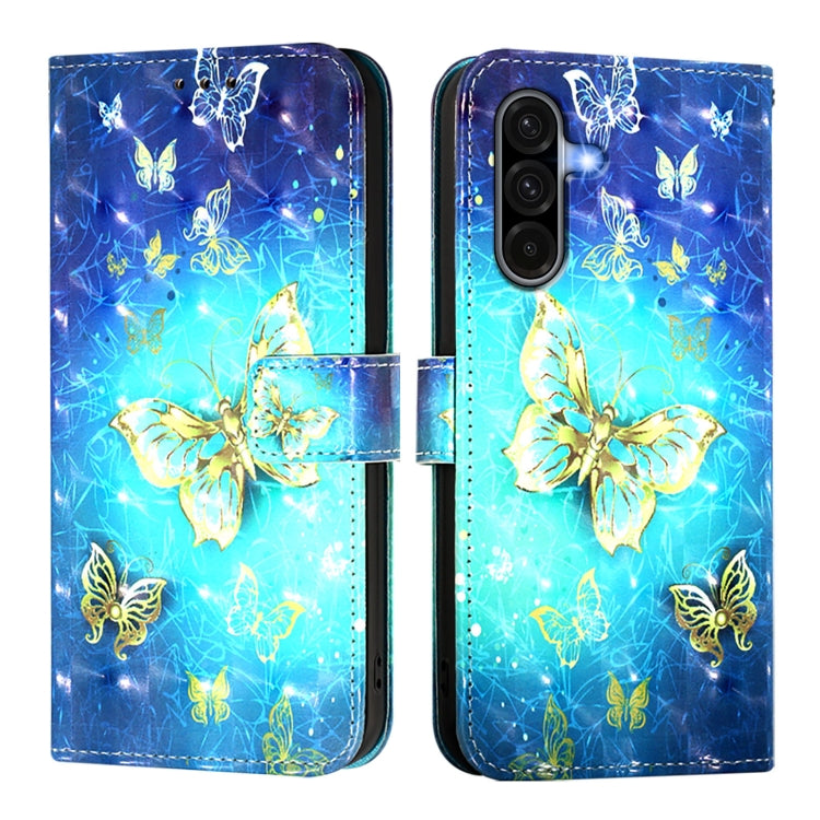 Custodia per telefono in pelle con vibrazione orizzontale con pittura 3D, For Samsung Galaxy A36 5G, For Samsung Galaxy A16 5G, For Samsung Galaxy A06 4G