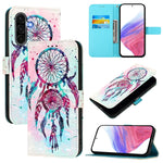 Custodia per telefono in pelle con vibrazione orizzontale con pittura 3D, For Samsung Galaxy A36 5G, For Samsung Galaxy A16 5G, For Samsung Galaxy A06 4G
