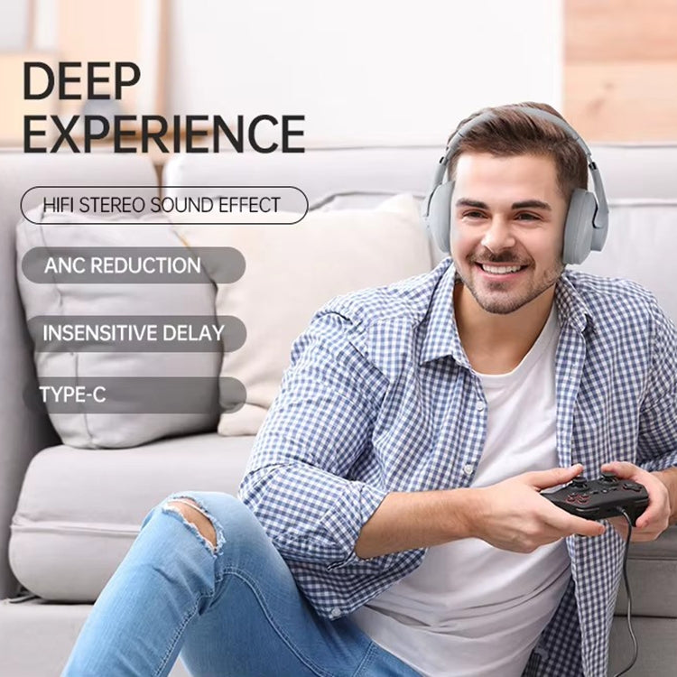 BT048 ANC Auricolare wireless Bluetooth 5.3 con riduzione del rumore