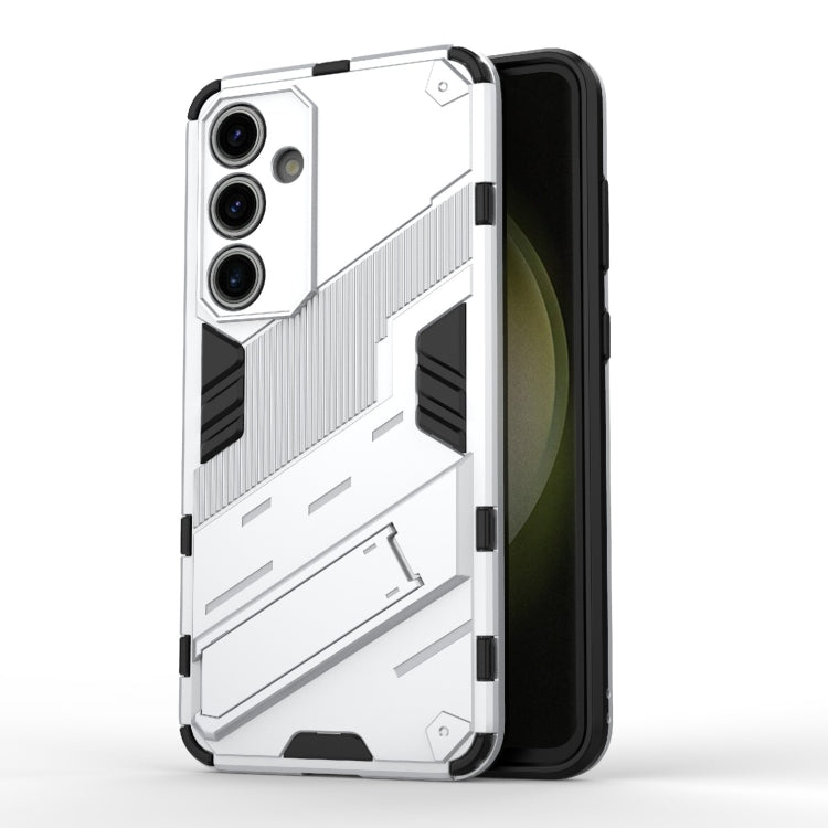 Custodia per telefono antiurto Punk Armor 2 in 1 PC + TPU con supporto invisibile, For Samsung Galaxy S25+ 5G, For Samsung Galaxy S25 Ultra 5G, For Samsung Galaxy S24 FE 5G