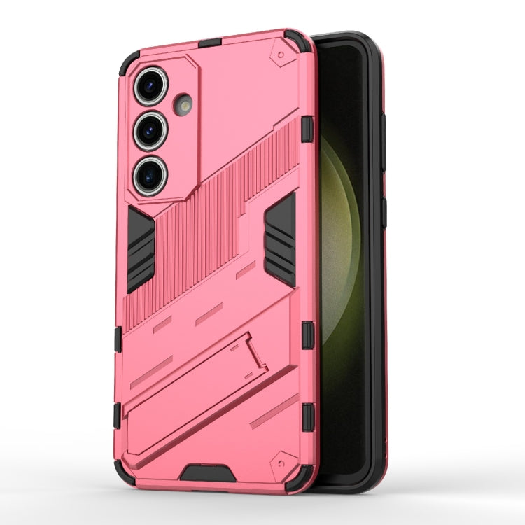 Custodia per telefono antiurto Punk Armor 2 in 1 PC + TPU con supporto invisibile, For Samsung Galaxy S25+ 5G, For Samsung Galaxy S25 Ultra 5G, For Samsung Galaxy S24 FE 5G