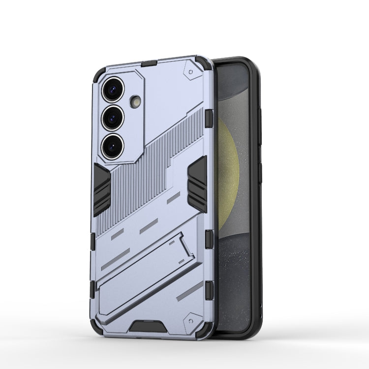 Custodia per telefono antiurto Punk Armor 2 in 1 PC + TPU con supporto invisibile, For Samsung Galaxy S26 5G, For Samsung Galaxy S25 Edge 5G, For Samsung Galaxy S25 5G