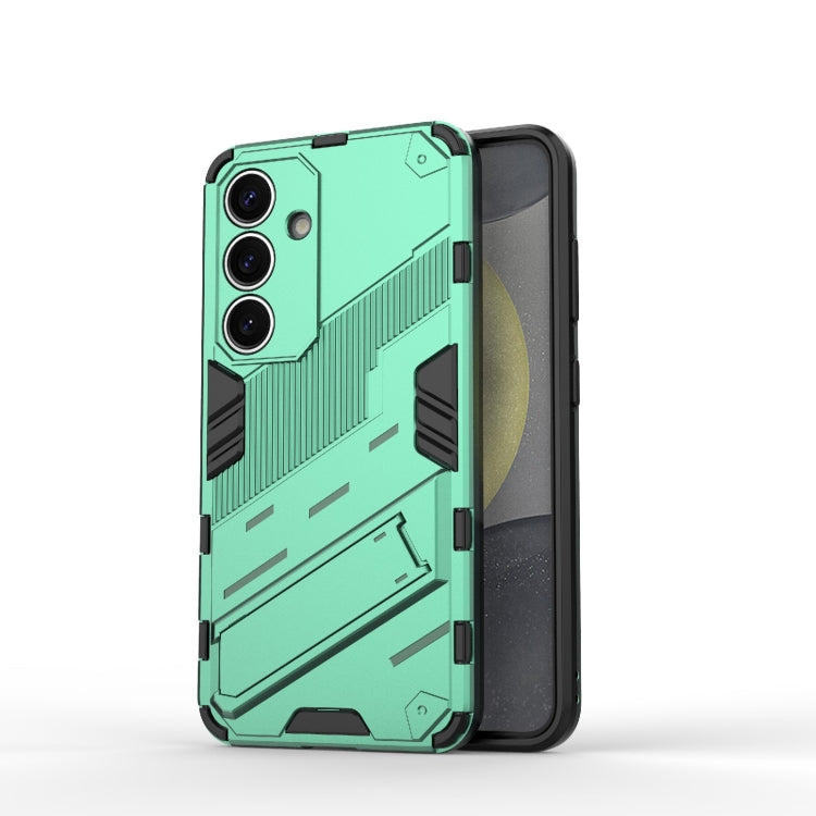 Custodia per telefono antiurto Punk Armor 2 in 1 PC + TPU con supporto invisibile, For Samsung Galaxy S26 5G, For Samsung Galaxy S25 Edge 5G, For Samsung Galaxy S25 5G