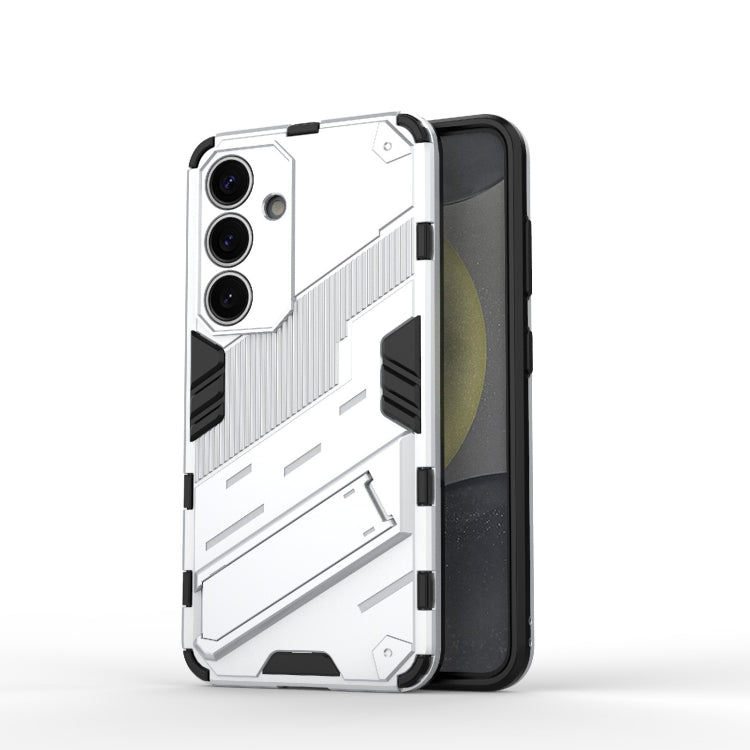 Custodia per telefono antiurto Punk Armor 2 in 1 PC + TPU con supporto invisibile, For Samsung Galaxy S26 5G, For Samsung Galaxy S25 Edge 5G, For Samsung Galaxy S25 5G