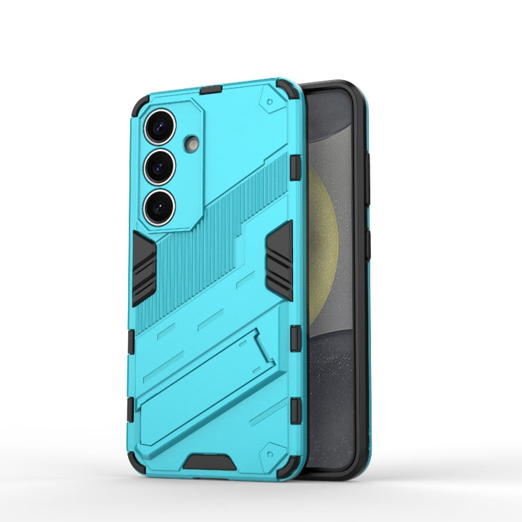 Custodia per telefono antiurto Punk Armor 2 in 1 PC + TPU con supporto invisibile, For Samsung Galaxy S26 5G, For Samsung Galaxy S25 Edge 5G, For Samsung Galaxy S25 5G