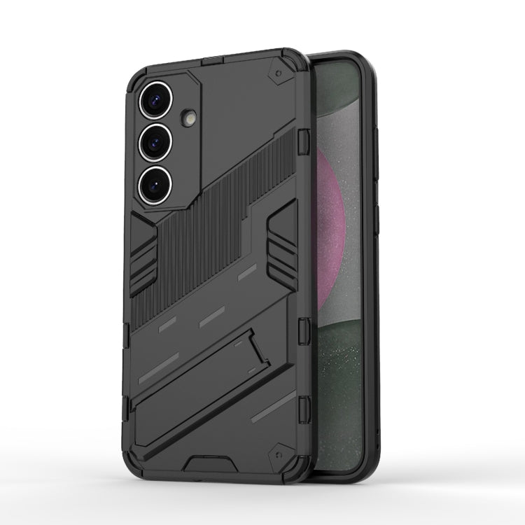 Custodia per telefono antiurto Punk Armor 2 in 1 PC + TPU con supporto invisibile, For Samsung Galaxy S25+ 5G, For Samsung Galaxy S25 Ultra 5G, For Samsung Galaxy S24 FE 5G