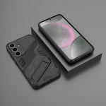 Custodia per telefono antiurto Punk Armor 2 in 1 PC + TPU con supporto invisibile, For Samsung Galaxy S25+ 5G, For Samsung Galaxy S25 Ultra 5G, For Samsung Galaxy S24 FE 5G