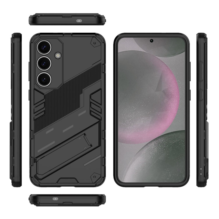 Custodia per telefono antiurto Punk Armor 2 in 1 PC + TPU con supporto invisibile, For Samsung Galaxy S25+ 5G, For Samsung Galaxy S25 Ultra 5G, For Samsung Galaxy S24 FE 5G