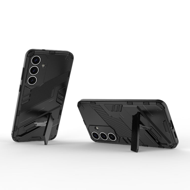 Custodia per telefono antiurto Punk Armor 2 in 1 PC + TPU con supporto invisibile, For Samsung Galaxy S25+ 5G, For Samsung Galaxy S25 Ultra 5G, For Samsung Galaxy S24 FE 5G
