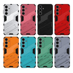 Custodia per telefono antiurto Punk Armor 2 in 1 PC + TPU con supporto invisibile, For Samsung Galaxy S25+ 5G, For Samsung Galaxy S25 Ultra 5G, For Samsung Galaxy S24 FE 5G