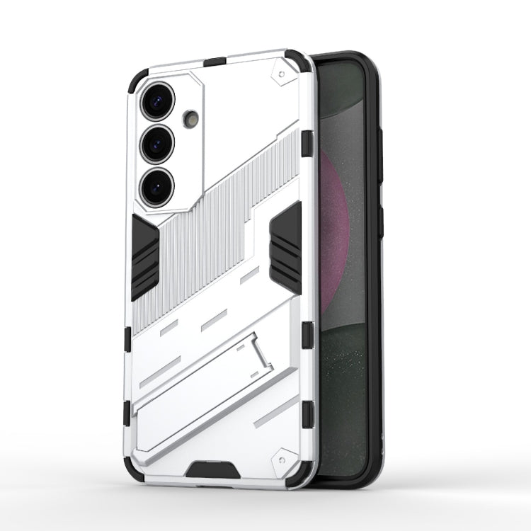 Custodia per telefono antiurto Punk Armor 2 in 1 PC + TPU con supporto invisibile, For Samsung Galaxy S25+ 5G, For Samsung Galaxy S25 Ultra 5G, For Samsung Galaxy S24 FE 5G