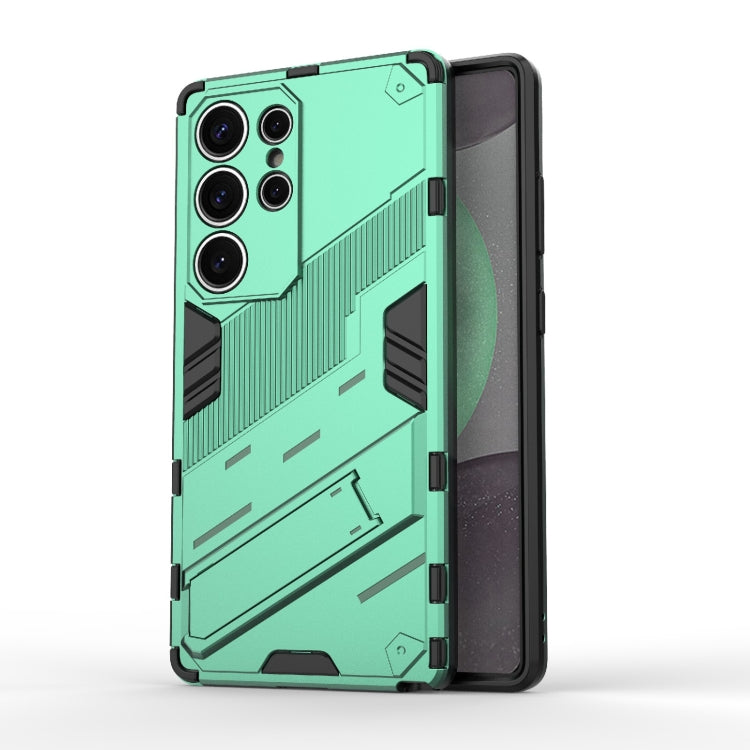 Custodia per telefono antiurto Punk Armor 2 in 1 PC + TPU con supporto invisibile, For Samsung Galaxy S25+ 5G, For Samsung Galaxy S25 Ultra 5G, For Samsung Galaxy S24 FE 5G