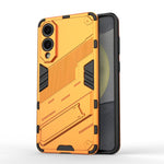Custodia per telefono antiurto Punk Armor 2 in 1 PC + TPU con supporto invisibile, For Samsung Galaxy S26 5G, For Samsung Galaxy S25 Edge 5G, For Samsung Galaxy S25 5G
