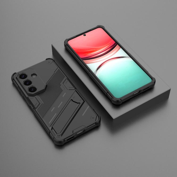 Custodia per telefono antiurto Punk Armor 2 in 1 PC + TPU con supporto invisibile, For Samsung Galaxy S26 5G, For Samsung Galaxy S25 Edge 5G, For Samsung Galaxy S25 5G