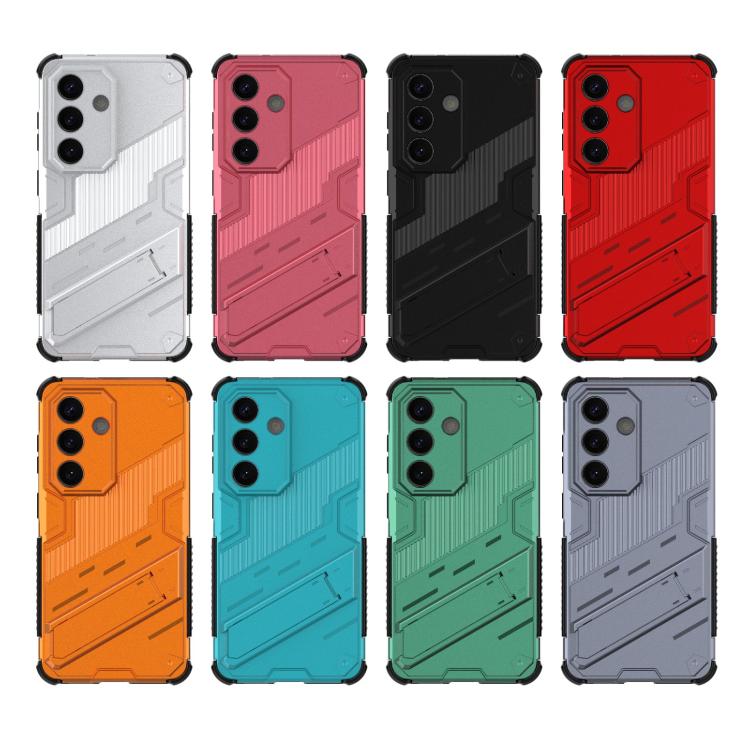 Custodia per telefono antiurto Punk Armor 2 in 1 PC + TPU con supporto invisibile, For Samsung Galaxy S26 5G, For Samsung Galaxy S25 Edge 5G, For Samsung Galaxy S25 5G