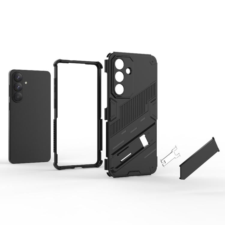 Custodia per telefono antiurto Punk Armor 2 in 1 PC + TPU con supporto invisibile, For Samsung Galaxy S26+ 5G, For Samsung Galaxy S26 Edge 5G, For Samsung Galaxy S26 Ultra 5G