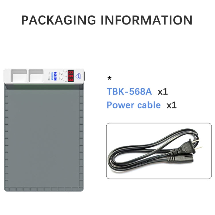 Macchina separata per schermo LCD professionale TBK-586A, EU Plug, US Plug, UK Plug, AU Plug