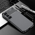 Custodia per telefono in TPU antiurto con trama in fibra di carbonio, For Samsung Galaxy S26+ 5G, For Samsung Galaxy S26 Ultra 5G, For Samsung Galaxy S26 5G, For Samsung Galaxy S25 FE 5G, For Samsung Galaxy S25 Edge 5G, For Samsung Galaxy S25 5G       ...