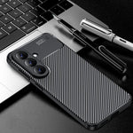 Custodia per telefono in TPU antiurto con trama in fibra di carbonio, For Samsung Galaxy S26+ 5G, For Samsung Galaxy S26 Ultra 5G, For Samsung Galaxy S26 5G, For Samsung Galaxy S25 FE 5G, For Samsung Galaxy S25 Edge 5G, For Samsung Galaxy S25 5G       ...