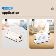 Interfaccia USB Xprinter P81 + stampante termica Bluetooth portatile