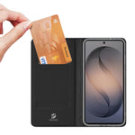 Custodia per telefono in pelle Flip DUX DUCIS Skin Pro Series, For Galaxy S26 FE 5G, For Samsung Galaxy S26+ 5G, For Samsung Galaxy S26 Ultra 5G, For Samsung Galaxy S26 5G, For Samsung Galaxy S25 FE 5G, For Samsung Galaxy S25 Edge 5G                   ...