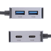 BYL-2320A Adattatore HUB 4 porte USB + USB-C / Type-C 4 in 2 a USB + USB-C / Type-C, BYL-2320A