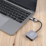 Adattatore HUB 4 porte USB + USB-C Type-C 10Gbps