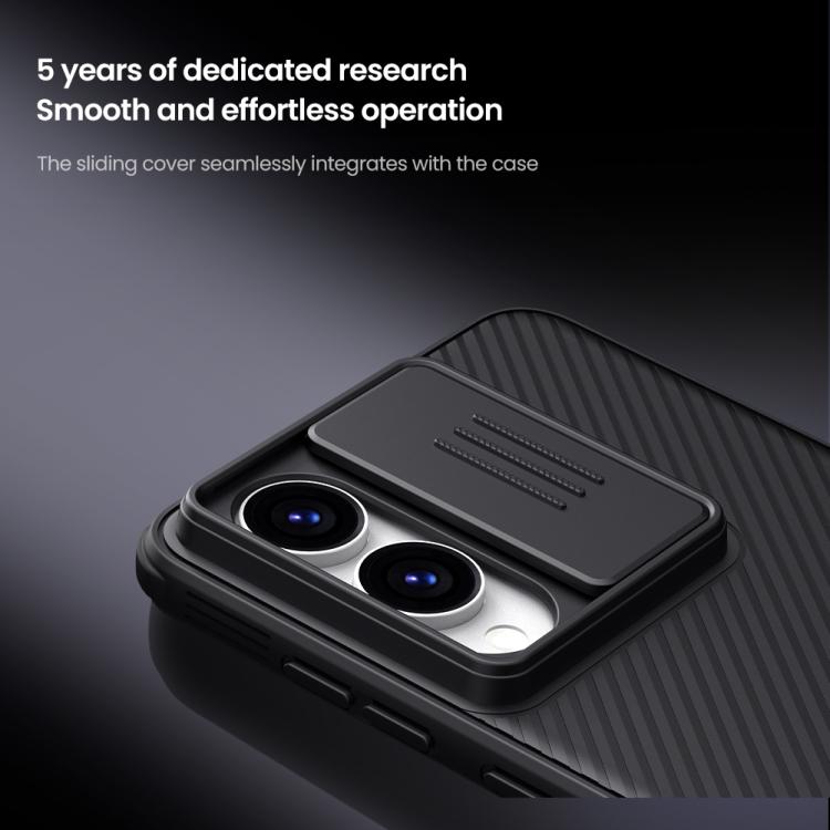 Custodia per telefono NILLKIN Black Mirror Pro Series Camshield per PC, For Samsung Galaxy S25 Edge 5G, For Samsung Galaxy S25 5G, For Samsung Galaxy S25+ 5G, For Samsung Galaxy S25 Ultra 5G, For Samsung Galaxy S24 FE 5G