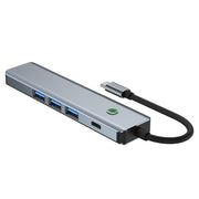BYL-2319 Stazione di docking multifunzione 5 in 1 USB-C / Type-C a USB3.0+USB-C / Type-C+HDTV, BYL-2319