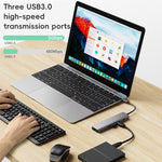 BYL-2319 Stazione di docking multifunzione 5 in 1 USB-C / Type-C a USB3.0+USB-C / Type-C+HDTV, BYL-2319