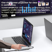 BYL-2319 Stazione di docking multifunzione 5 in 1 USB-C / Type-C a USB3.0+USB-C / Type-C+HDTV, BYL-2319