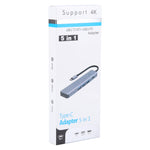 BYL-2319 Stazione di docking multifunzione 5 in 1 USB-C / Type-C a USB3.0+USB-C / Type-C+HDTV, BYL-2319