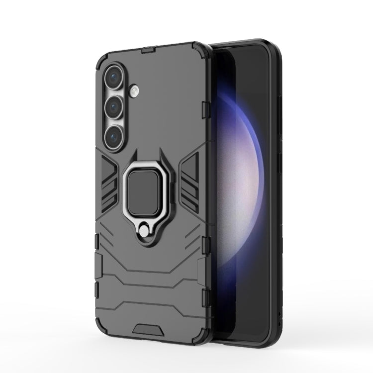 Custodia protettiva antiurto per telefono in PC + TPU con supporto ad anello magnetico, For Samsung Galaxy S25 Edge 5G, For Samsung Galaxy S25 5G, For Samsung Galaxy S25+ 5G, For Samsung Galaxy S25 Ultra 5G, For Samsung Galaxy S24 FE 5G