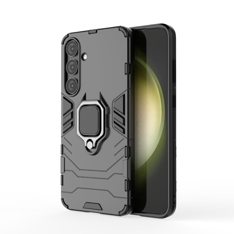 Custodia protettiva antiurto per telefono in PC + TPU con supporto ad anello magnetico, For Samsung Galaxy S25 Edge 5G, For Samsung Galaxy S25 5G, For Samsung Galaxy S25+ 5G, For Samsung Galaxy S25 Ultra 5G, For Samsung Galaxy S24 FE 5G