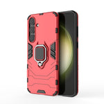 Custodia protettiva antiurto per telefono in PC + TPU con supporto ad anello magnetico, For Samsung Galaxy S25 Edge 5G, For Samsung Galaxy S25 5G, For Samsung Galaxy S25+ 5G, For Samsung Galaxy S25 Ultra 5G, For Samsung Galaxy S24 FE 5G