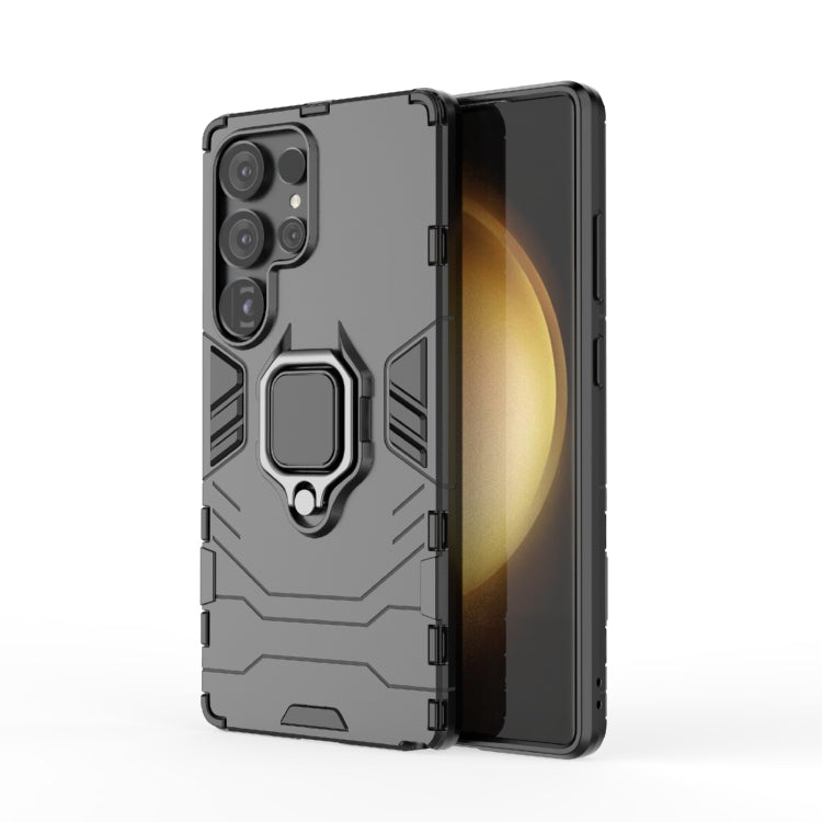 Custodia protettiva antiurto per telefono in PC + TPU con supporto ad anello magnetico, For Samsung Galaxy S25 Edge 5G, For Samsung Galaxy S25 5G, For Samsung Galaxy S25+ 5G, For Samsung Galaxy S25 Ultra 5G, For Samsung Galaxy S24 FE 5G