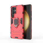 Custodia protettiva antiurto per telefono in PC + TPU con supporto ad anello magnetico, For Samsung Galaxy S25 Edge 5G, For Samsung Galaxy S25 5G, For Samsung Galaxy S25+ 5G, For Samsung Galaxy S25 Ultra 5G, For Samsung Galaxy S24 FE 5G