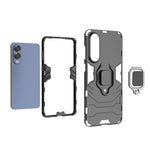 Custodia protettiva antiurto per telefono in PC + TPU con supporto ad anello magnetico, For Samsung Galaxy S25 Edge 5G, For Samsung Galaxy S25 5G, For Samsung Galaxy S25+ 5G, For Samsung Galaxy S25 Ultra 5G, For Samsung Galaxy S24 FE 5G