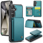 Custodia per telefono in pelle RFID stile magnetico aziendale JEEHOOD J05, For Samsung Galaxy S25 Ultra 5G, For Samsung Galaxy S24 FE 5G, For Samsung Galaxy S24+ 5G, For Samsung Galaxy S24 5G