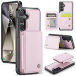 Custodia per telefono in pelle RFID stile magnetico aziendale JEEHOOD J05, For Samsung Galaxy S25 Ultra 5G, For Samsung Galaxy S24 FE 5G, For Samsung Galaxy S24+ 5G, For Samsung Galaxy S24 5G