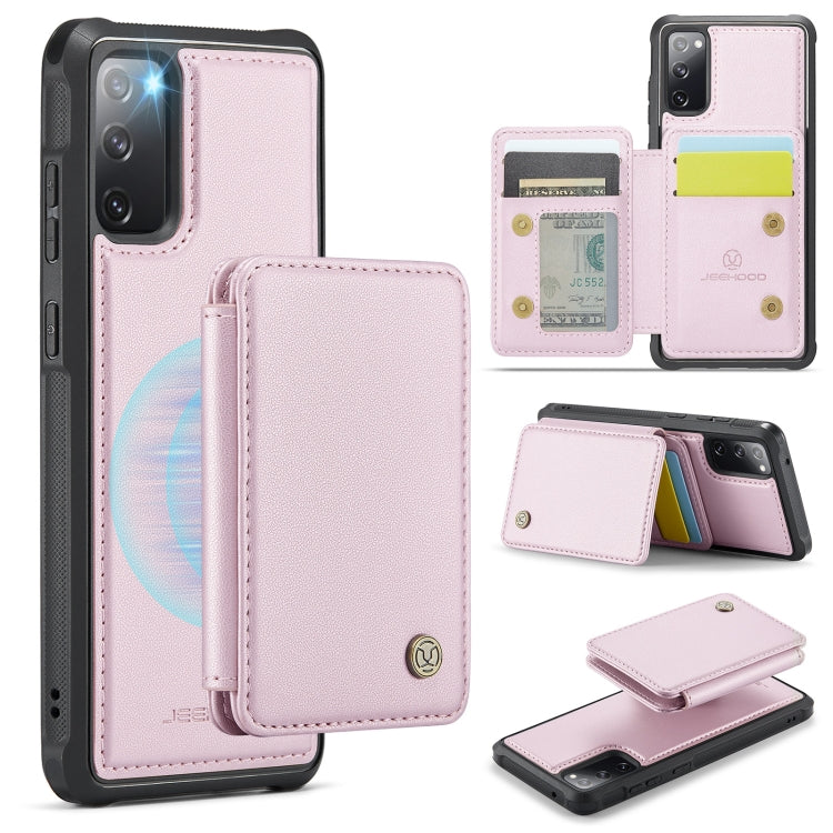Custodia per telefono in pelle RFID stile magnetico aziendale JEEHOOD J05, For Samsung Galaxy S23 FE 5G, For Samsung Galaxy S23 Ultra 5G, For Samsung Galaxy S20 FE, For Samsung Galaxy S22 Ultra 5G