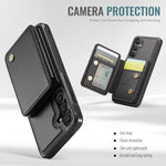 Custodia per telefono in pelle RFID stile magnetico aziendale JEEHOOD J05, For Samsung Galaxy S23 FE 5G, For Samsung Galaxy S23 Ultra 5G, For Samsung Galaxy S20 FE, For Samsung Galaxy S22 Ultra 5G
