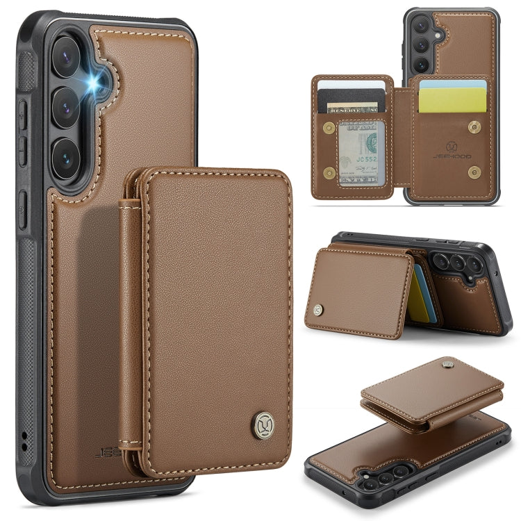 Custodia per telefono in pelle RFID stile magnetico aziendale JEEHOOD J05, For Samsung Galaxy S23 FE 5G, For Samsung Galaxy S23 Ultra 5G, For Samsung Galaxy S20 FE, For Samsung Galaxy S22 Ultra 5G