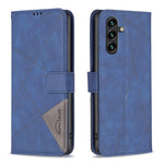 Custodia per telefono in pelle con trama a rombo con fibbia magnetica, For Samsung Galaxy M36 5G, For Samsung Galaxy M16 5G / F16 5G, For Samsung Galaxy M06 5G / F06 5G, For Samsung Galaxy M35
