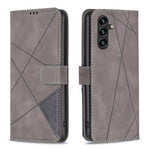 Custodia per telefono in pelle con trama a rombo con fibbia magnetica, For Samsung Galaxy M36 5G, For Samsung Galaxy M16 5G / F16 5G, For Samsung Galaxy M06 5G / F06 5G, For Samsung Galaxy M35