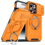Custodia per telefono con supporto ad anello scorrevole Camshield, For iPhone 14 Plus, For iPhone 14, For iPhone 14 Pro