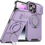 Custodia per telefono con supporto ad anello scorrevole Camshield, For iPhone 14 Pro Max, For iPhone 13 Pro Max, For iPhone 13 Pro