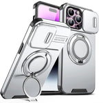 Custodia per telefono con supporto ad anello scorrevole Camshield, For iPhone 14 Pro Max, For iPhone 13 Pro Max, For iPhone 13 Pro