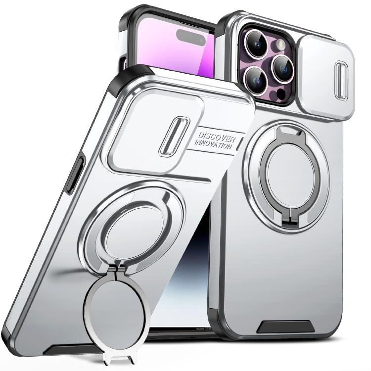 Custodia per telefono con supporto ad anello scorrevole Camshield, For iPhone 14 Pro Max, For iPhone 13 Pro Max, For iPhone 13 Pro